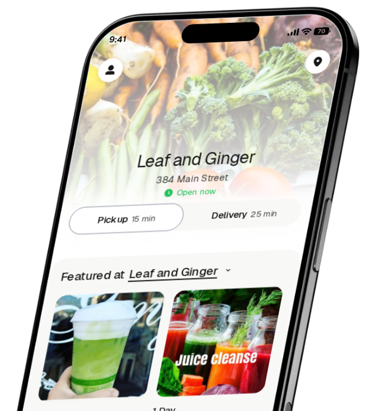 Leaf and Ginger app preview